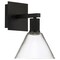 Access Lighting Port Nine Martini, Martini LED Wall Sconce, Matte Black Finish, Clear Glass 63143LEDD-MBL/CLR - alternate 7